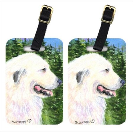 Carolines Treasures Carolines Treasures SS8922BT Great Pyrenees Luggage Tag - Pair 2; 4 x 2.75 In. SS8922BT